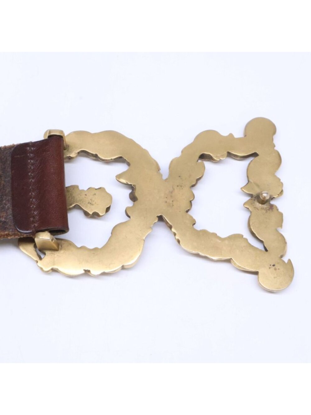 Dolce & Gabbana DG Buckle Leather 80 Belt - Picture 5 of 10